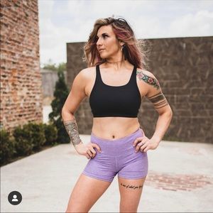 Fleo shorts- Barbella Box Amethyst Sky Power High Rise-XL EUC